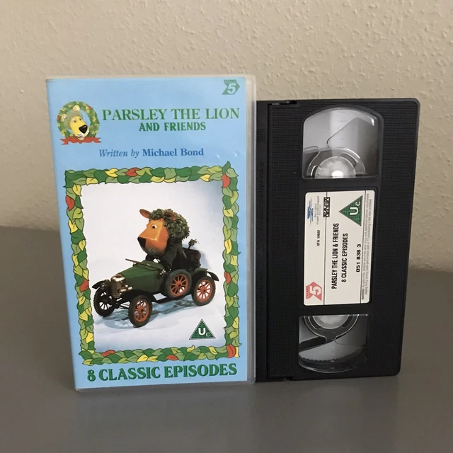 PARSLEY THE LION And Friends - Vhs Video - Childrens - 8 Classic