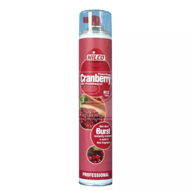 Nilco Cranberry - Power Fresh - 750ml Air Freshener Spray (SVTN750CSPSR)