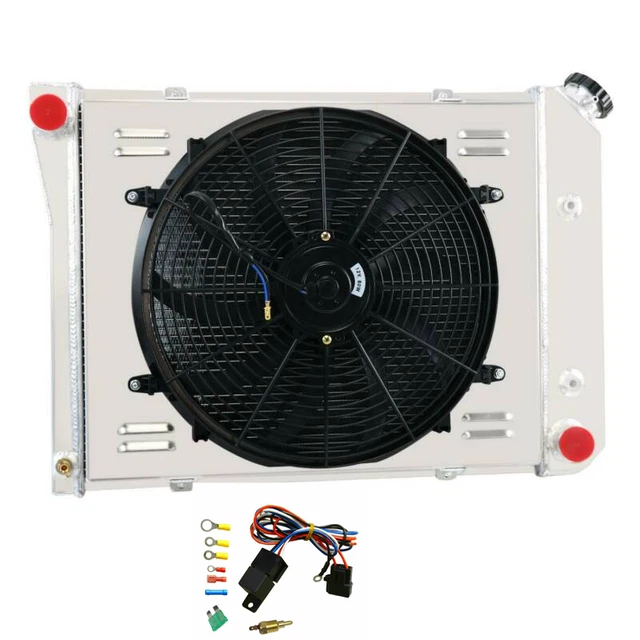 3Row Radiator Shroud Fan Relay For 1973-1974 Chevy Nova /Pontiac Ventura /Apollo