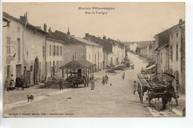 MARON - Meurthe et Moselle - CPA 54 - Tobacco Office rue de Flavigny