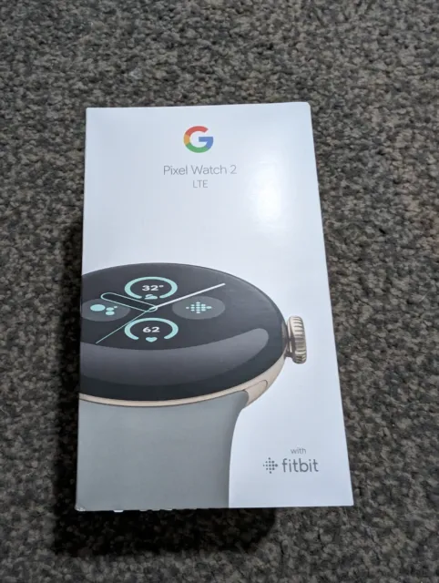 Google Pixel Watch 2 LTE (Champagne Gold with Hazel Active Band)