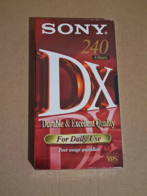 Sony | DX | E-240 DXF | VHS | Video Cassette | NEU | OVP