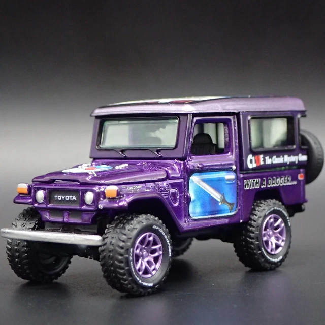 1980 80 TOYOTA Land Cruiser FJ40 Clue Mystère Rare 1/64 Scale Voiture Miniature