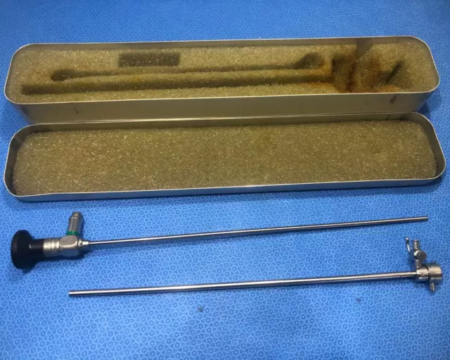 Karl Storz 27005AA 4mm 0° Hopkins II Cystoscope w KS Sheath 26163VB & case! R/kp