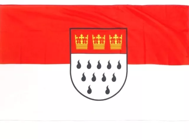 Fahne Flagge Köln Rh Hiss Flagge 90 X 150 mit Ösen