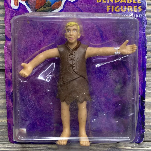 Barney Flintstones Bendable Action Figure 1993 Mattel Acrotoys Hanna Barbera 2