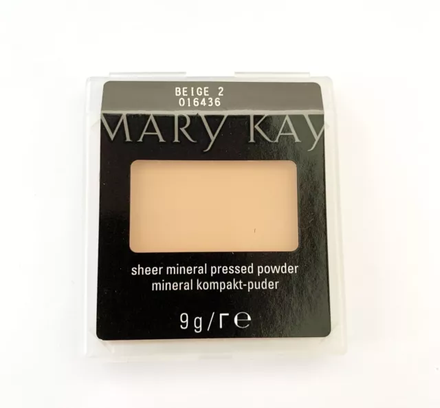 Mary Kay Sheer Mineral Pressed Powder Beige 2 Neu & OVP