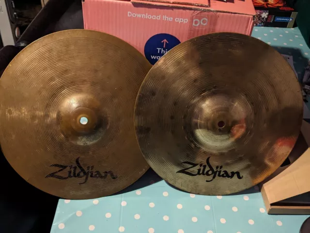 Zildjian ZBT pair Hi-Hat Cymbals 13”