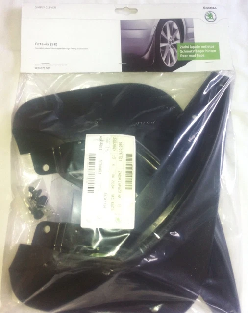 Genuine Skoda Octavia Mk4 2020-2025 FRONT & REAR Mudflaps