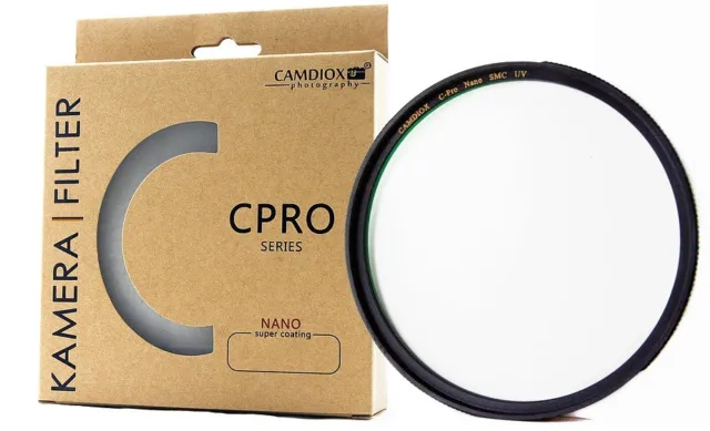 58mm CAMDIOX FILTRO UV CPRO SMC ULTRAVIOLETTO PRO1 FILTER ultraviolet slim