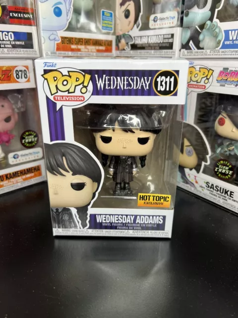 Funko Pop! Netflix Wednesday Addams #1311 Metallic Hot Topic Exclusive