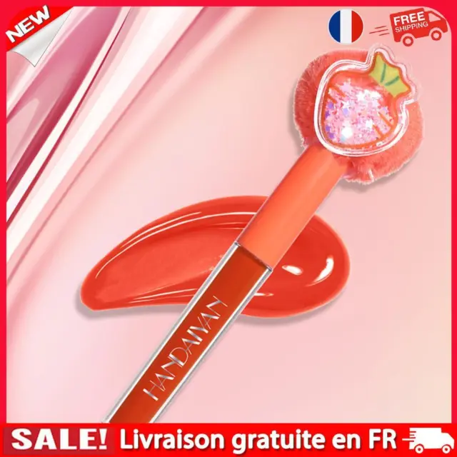 Matte Liquid Lipstick Non-Stick Cup Not Fade Gift for Girls/Women (Pink)