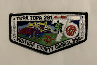 OA Topa Topa Lodge 291 NOAC Ventura County Council BSA Flap Mint