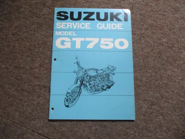 Suzuki  GT750 J ,, 1972  , Werkstatthandbuch, Service Manual, Reparaturanleitung