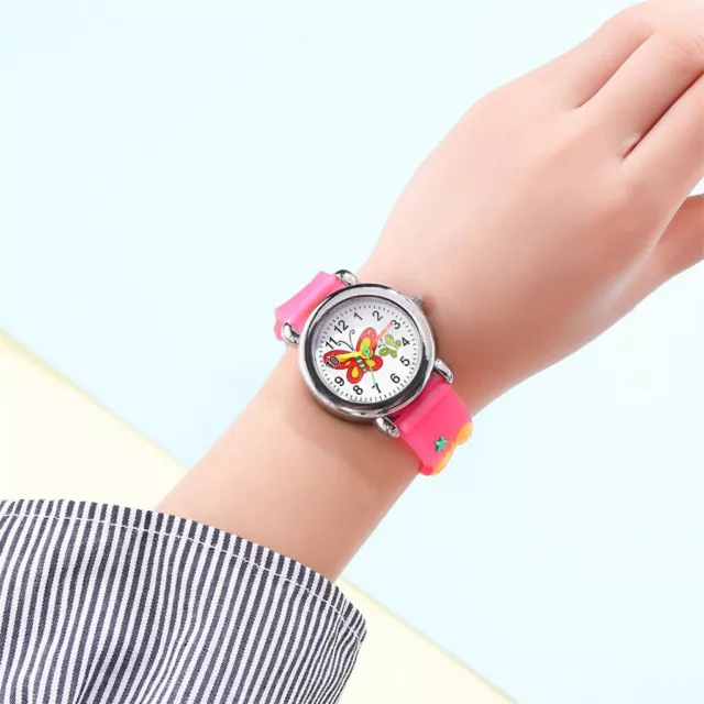 Children Kids Boys Girls Cute Cartoon Watches Quartz Analog Wrist Watch Gift