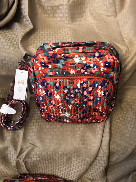 Lug Ranger 2 Convertible Crossbody Handbag in Wildflower Poppy NWT