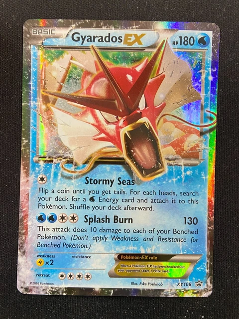 Gyarados EX - XY106 Black Star Promo Card (Pokemon) Half Art Ultra Rare