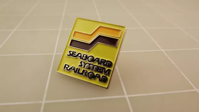 BRAND NEW Railroad Train Locomotive SEABOARD SYSTEM RAILROAD Enameled Lapel Pin