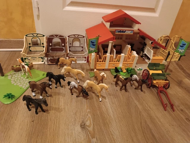 Piece Playmobil Centre Équestre 4190 - Mur Bas, Référence 30672740, Occasion