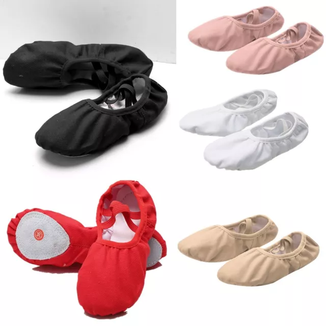 Kids Girl's Shoes Yoga Dancing Shoes Jazz Canvas Highly Elastic Ballet Shoes