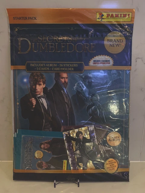 FANTASTIC BEASTS THE Secrets Of Dumbledore Panini Sticker Album Starter ...