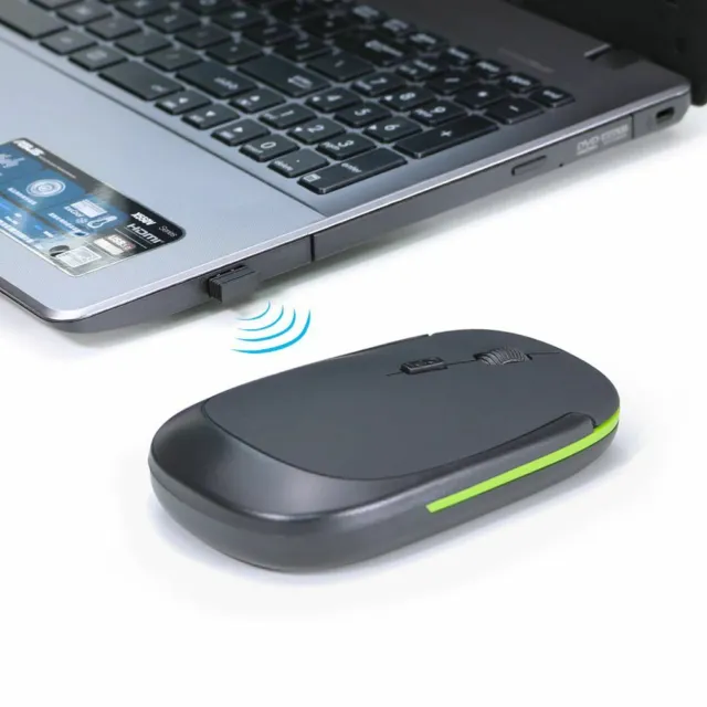 2.4 GHz Wireless Cordless Mouse Mice Optical Scroll For PC Laptop Computer + USB 2