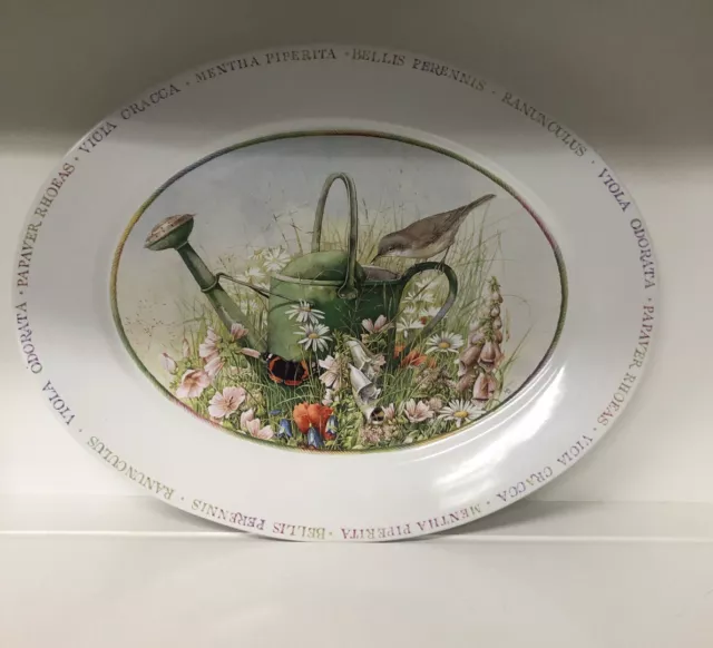 Marjolein Bastin Wildflower Meadow Oval Serving Platter 14-1/4"