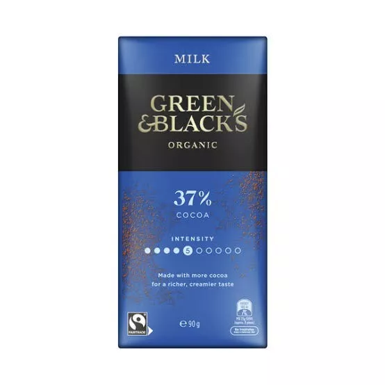 Green & Black's Organic Milk Chocolate Block 90g