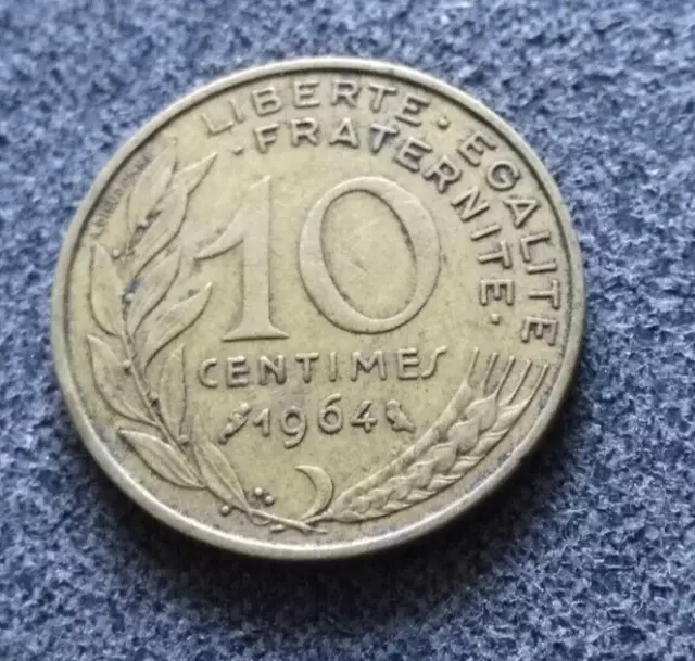 Monnaie France 10 Centimes 1964 Marianne KM#929 [Mc2826]