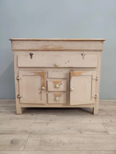 60781 Madia in legno color panna