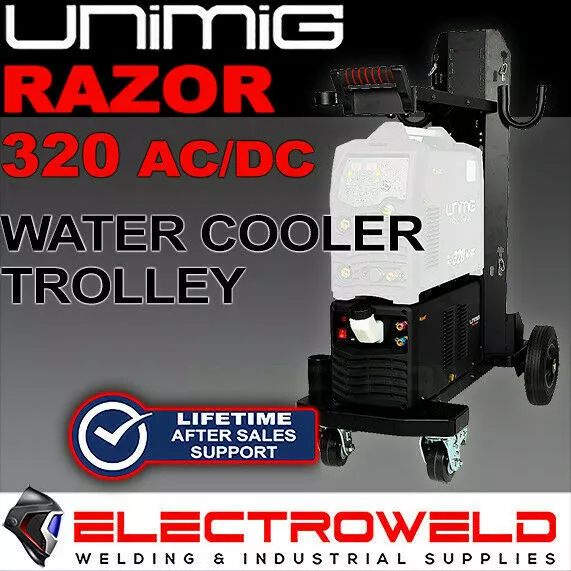 UNIMIG Razor 320 ACDC Carrello Porta Raffreddamento Acqua, per Saldatrice...