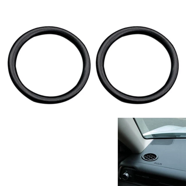 Cubierta de salida de carcasa superior lateral negra brillante para tablero de automóvil para Vezel -V 202 U4I1