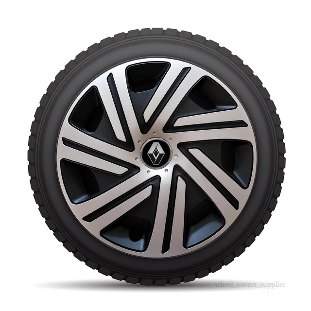 Set of 4x15" Wheel Trims, Hub Caps, Covers to fit Renault Scenic, Clio, Megane