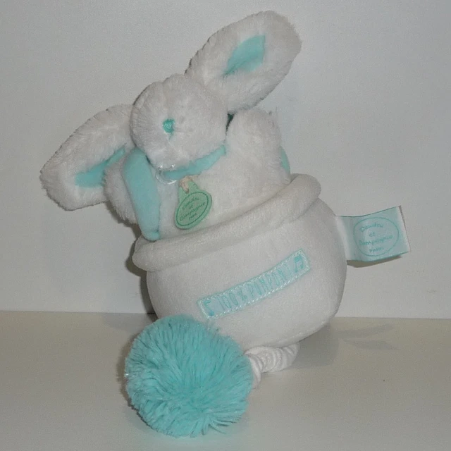 Doudou Lapin Doudou et Compagnie - Collection Pompon Amande - Musical