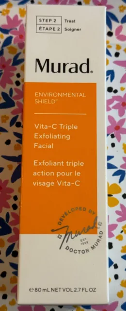 Murad Environmental Shield Vita-C Triple Exfoliating Facial 80ml Brand new boxed