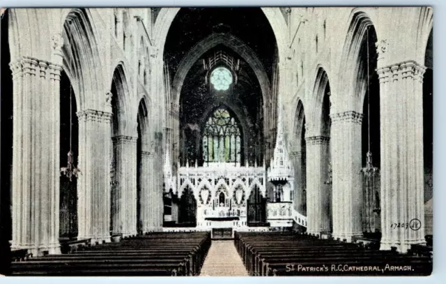 St. Patrick' R.C. Cathedral ARMAGH Northern Ireland UK Postcard