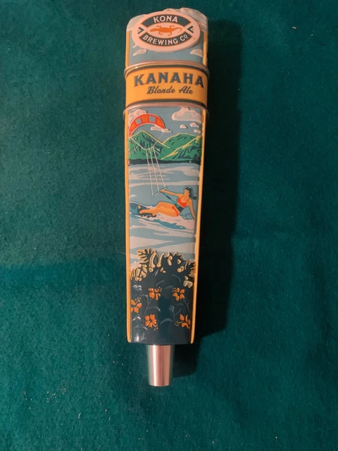 Kona Brewing Co. Kanaha Blonde Ale Beer Tap Handle 6.75” Tall