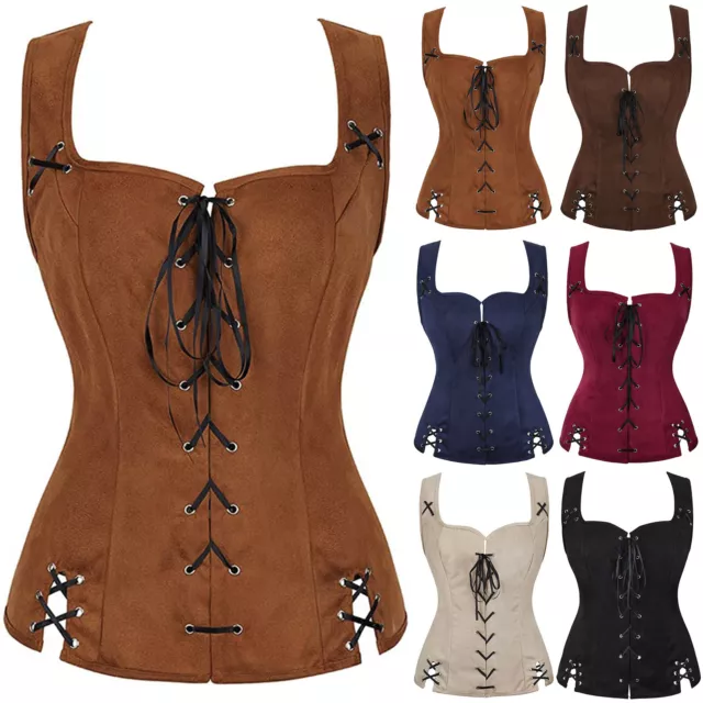Women's Vest Cosplay Costume Bodice Tanks The Medieval Fallout Cosplay Costume