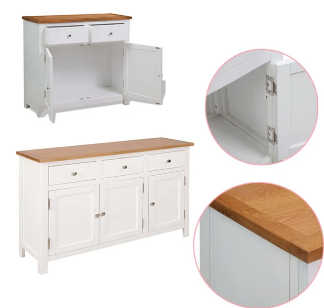 Sideboard Buffet Server Storage Cabinet Cupboard TV Side Table Solid Oak Wood