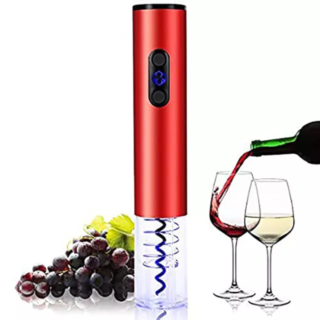 Abrebotellas Sacacorchos Eléctrico Botellas Corcho Vino Automático Tapas 3479