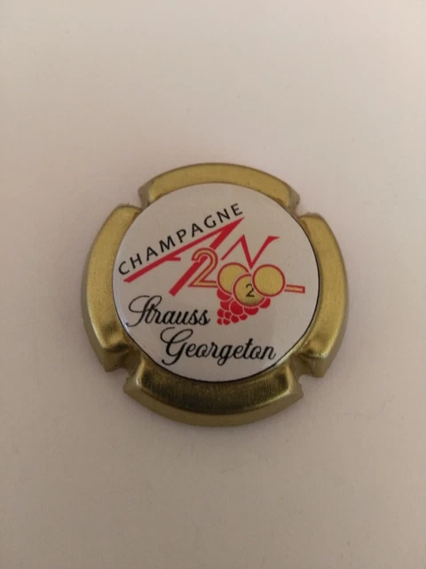 Capsule de champagne STRAUSS GEORGETON jéro n° 1112 e