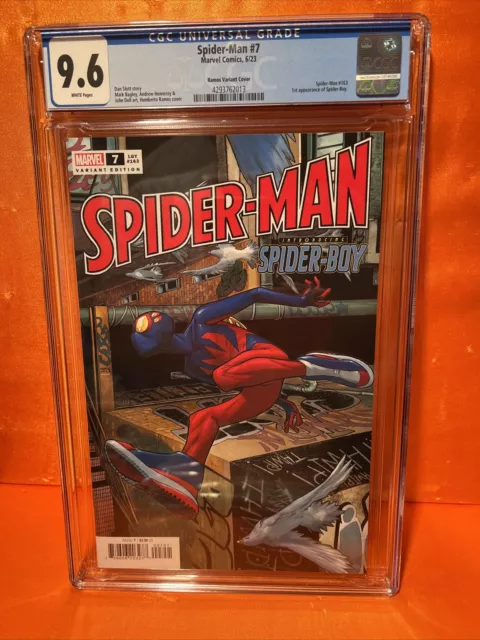 Spider-Man #7 - Ramos Spoiler Variant - 1st App of Spider-Boy - CGC 9.6 - Marvel