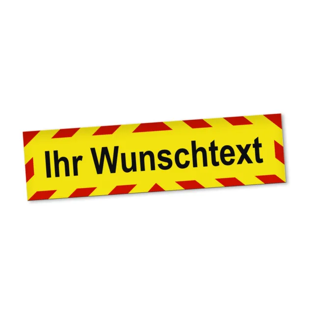 Ihr Wunschtext Magnetschild Auto DIY Personalisiert Magnetfolie Geschenkidee