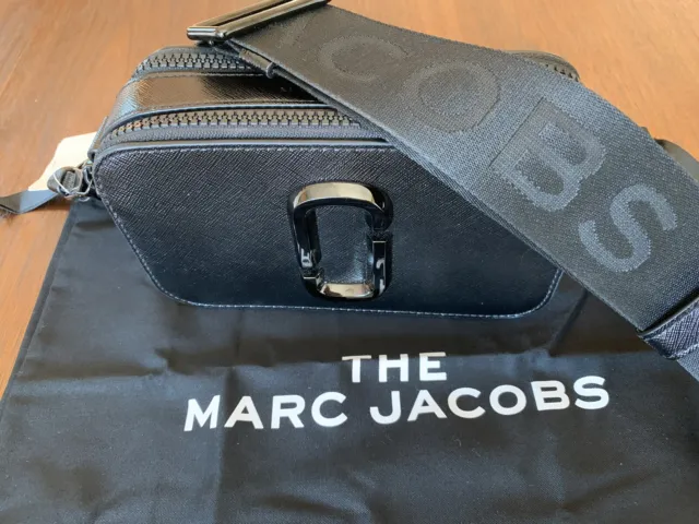 MARC JACOBS SMALL Snapshot Camera Bag DTM- Authentic - Black $219.00 -  PicClick