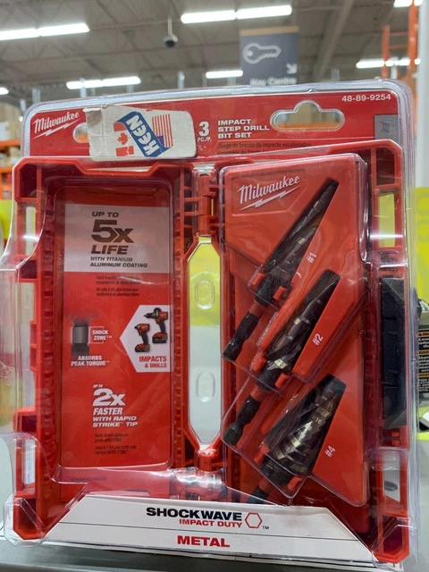 Milwaukee CANADA Titanium Impact Duty Step Bit Kit (3-Piece)