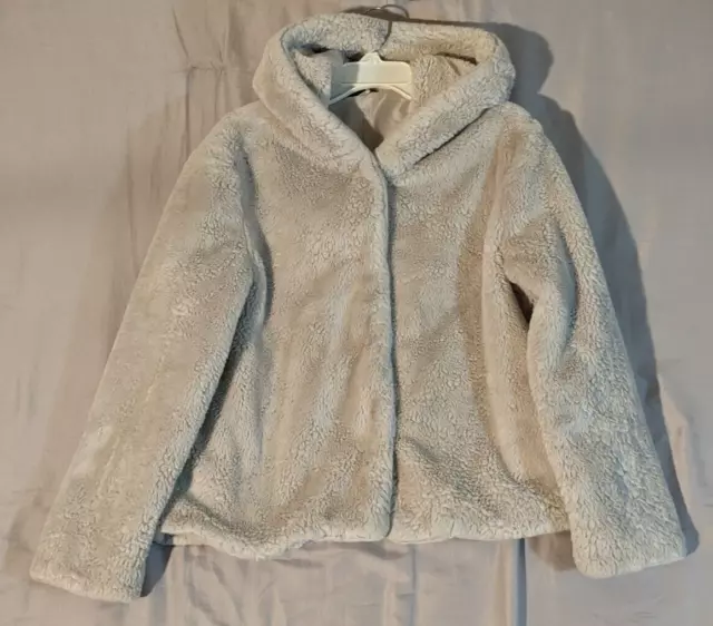 Simply Vera Wang Women's Faux Fur Hooded Jacket Size Large