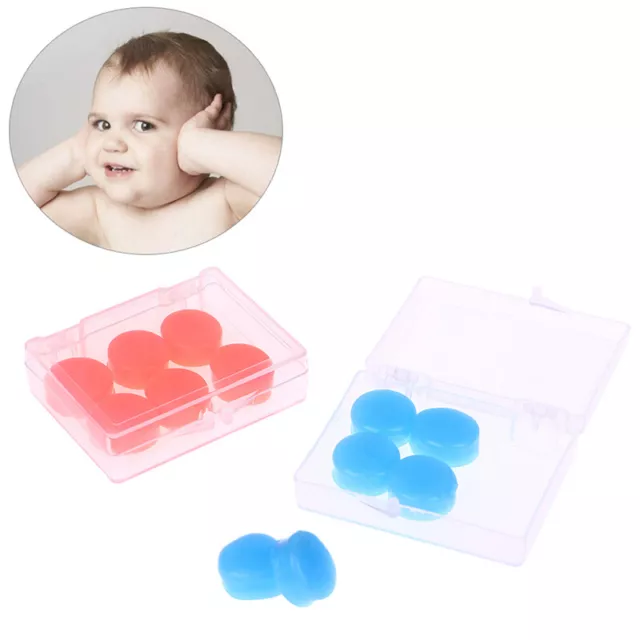 6Pcs Silicone Ear Plugs Sleep Anti-Noise Snoring Earplugs Noise Cancell^WR