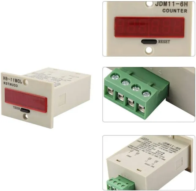 Contatore LED digitale JDM116H AC220V Basso consumo energetico prestazioni stabili