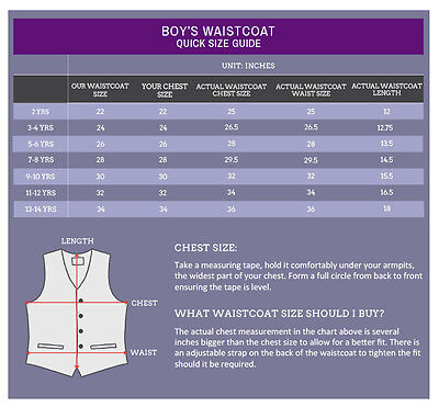 Boys Waistcoat Cravat Set Woven Floral Paisley Wedding Suit Vest All Sizes 2