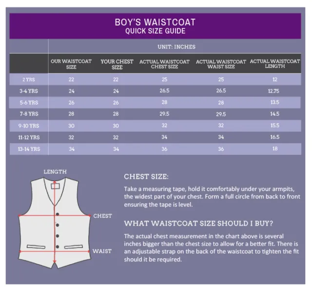 Boys Waistcoat Cravat Set Woven Greek Key Geometric Wedding Tuxedo Vest by DQT 2